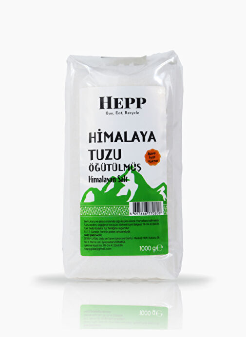 Ekoloji Market Hepp Himalaya Tuzu - Öğütülmüş 1 kg