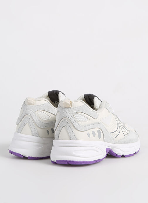 Discovery Expedition Beyaz-Mor Kadın deri Sneaker ATANA - Görsel 4