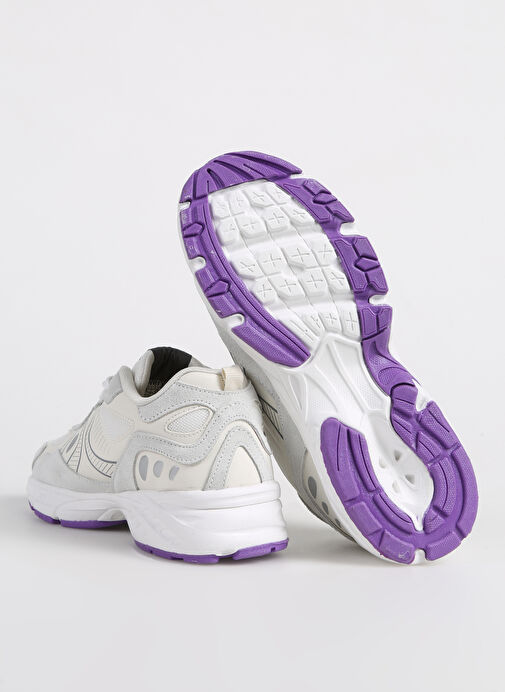 Discovery Expedition Beyaz-Mor Kadın deri Sneaker ATANA - Görsel 5