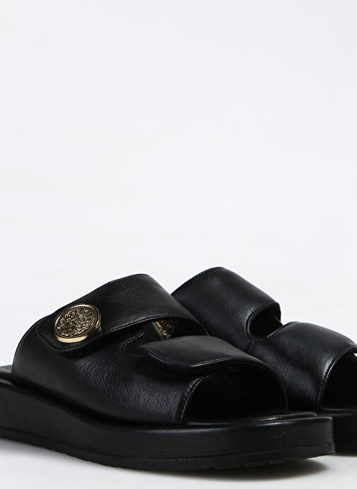 Vince Camuto Siyah Kadın Deri Terlik JAYNE - Görsel 11