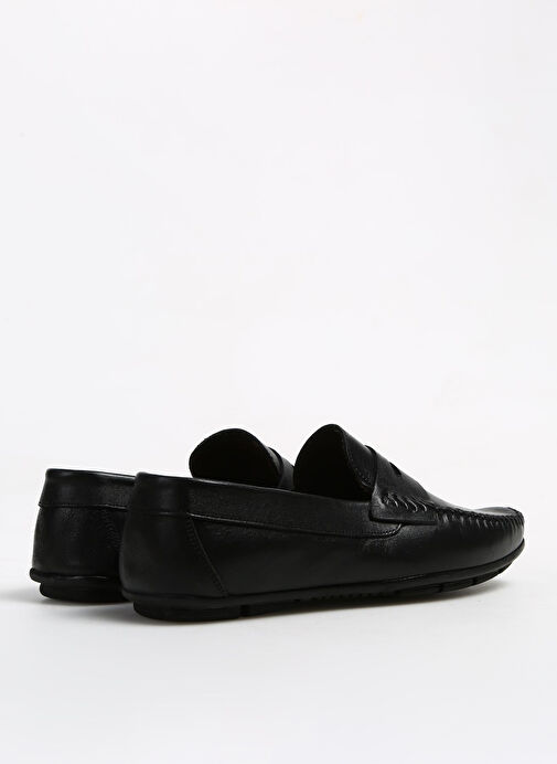 F By Fabrika Siyah Erkek Deri Günlük Ayakkabı GERVA - Görsel 4