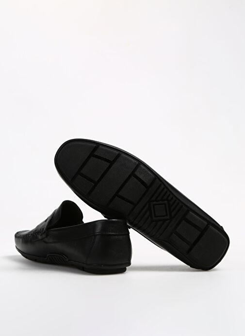 F By Fabrika Siyah Erkek Deri Günlük Ayakkabı GERVA - Görsel 5