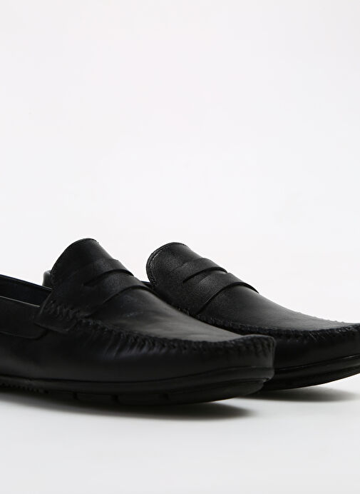 F By Fabrika Siyah Erkek Deri Günlük Ayakkabı GERVA - Görsel 6