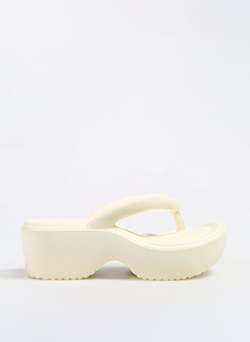 F By Fabrika Ekru Kadın Plaj Terliği PLAGE - Görsel 2