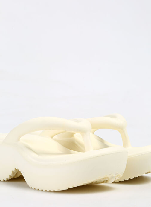 F By Fabrika Ekru Kadın Plaj Terliği PLAGE - Görsel 6