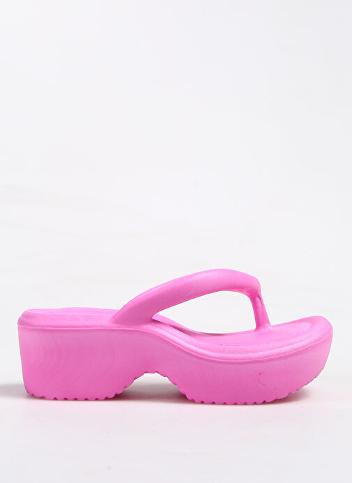 F By Fabrika Pembe Kadın Plaj Terliği PLAGE - Görsel 2