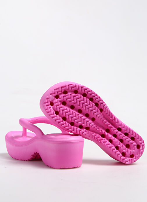 F By Fabrika Pembe Kadın Plaj Terliği PLAGE - Görsel 5