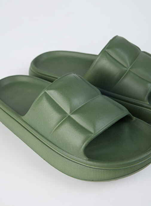 F By Fabrika Yeşil Kadın Plaj Terliği BONBON - Görsel 10