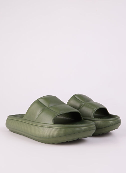 F By Fabrika Yeşil Kadın Plaj Terliği BONBON - Görsel 3