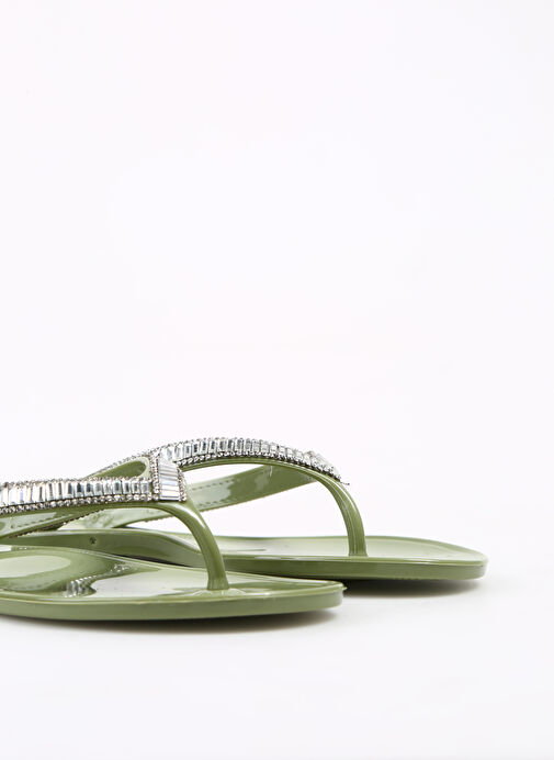 F By Fabrika Yeşil Kadın Plaj Terliği ROTARIES - Görsel 6