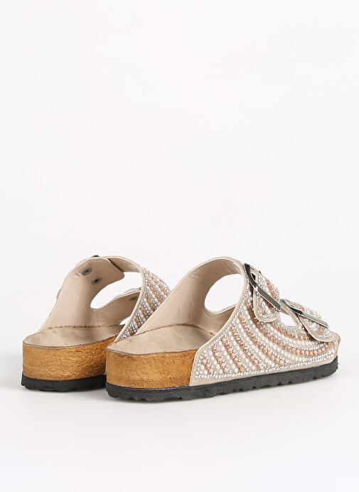 F By Fabrika Altın Kadın Terlik VALEN - Görsel 5