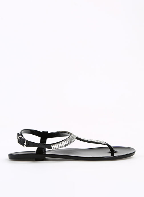 F By Fabrika Siyah Kadın Plaj Terliği POLISHING - Görsel 2