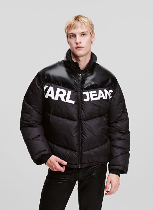 KLJ LOGO PUFFER JACKET Siyah Erkek Mont 236D1551