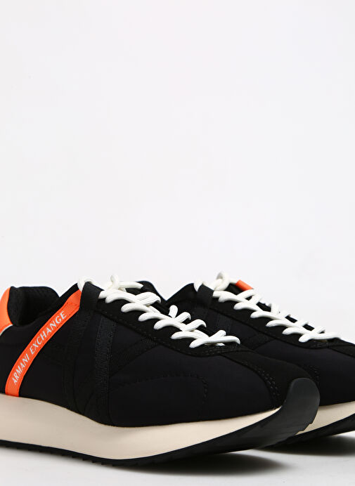 Armani Exchange Siyah-Turuncu Erkek Sneaker XUX150XV608 - Görsel 6
