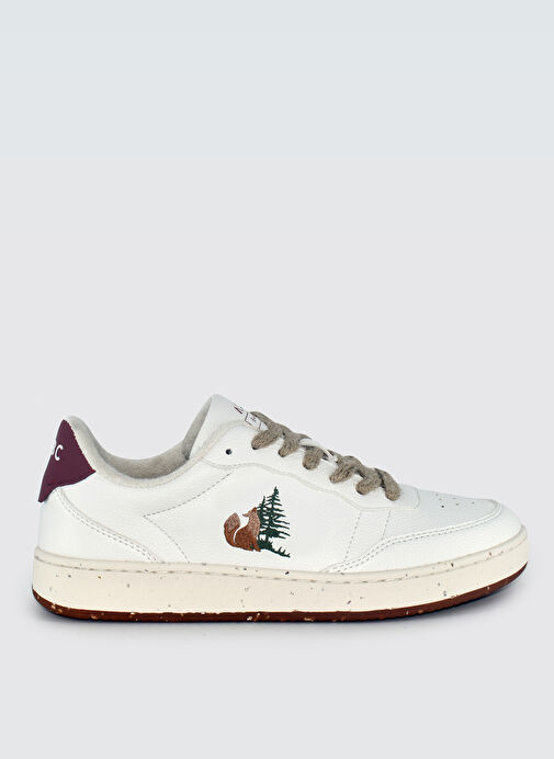 Acbc Beyaz-Bordo Kadın Sneaker SHACBEAN200F - Görsel 2