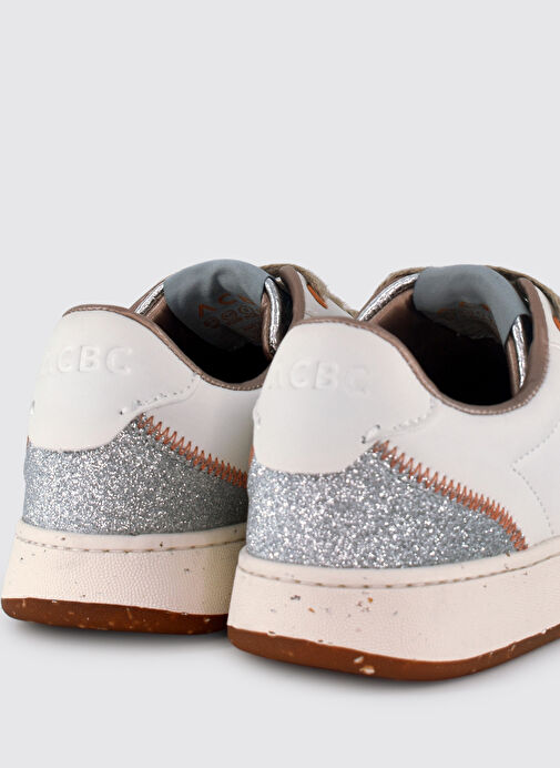 Acbc Beyaz-Gümüş Kadın Sneaker SHACBEWF244 - Görsel 5
