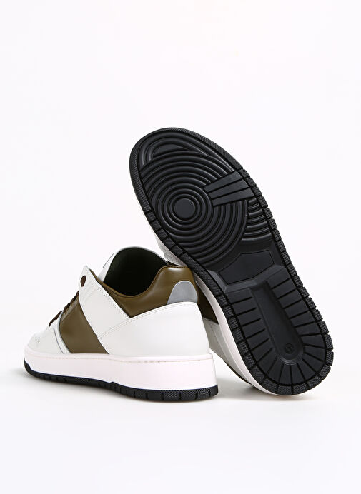 Roberto Cavalli Beyaz Erkek Deri Sneaker 20727 - Görsel 5