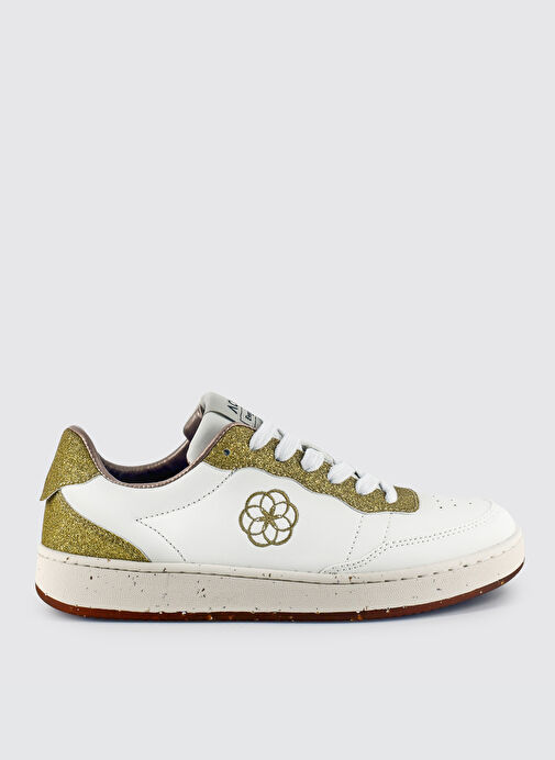 Acbc Beyaz-Altın Kadın Sneaker SHACBEWF218 - Görsel 2