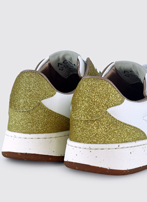 Acbc Beyaz-Altın Kadın Sneaker SHACBEWF218 - Görsel 5