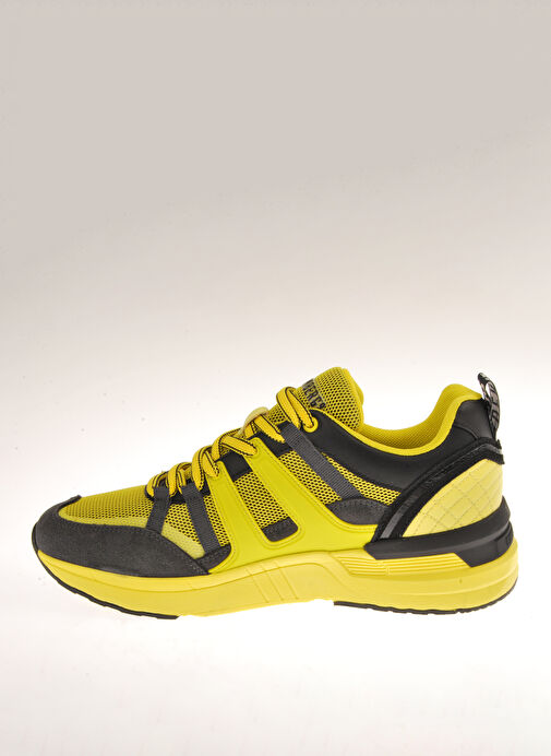 Dirk Bikkembergs Sarı-Siyah Erkek deri Sneaker 20213/CP - Görsel 4