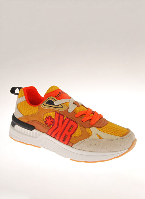 Dirk Bikkembergs Turuncu-Sarı Erkek deri Sneaker 20210/CP - Görsel 2