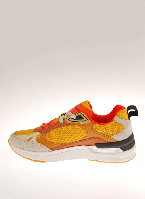 Dirk Bikkembergs Turuncu-Sarı Erkek deri Sneaker 20210/CP - Görsel 4