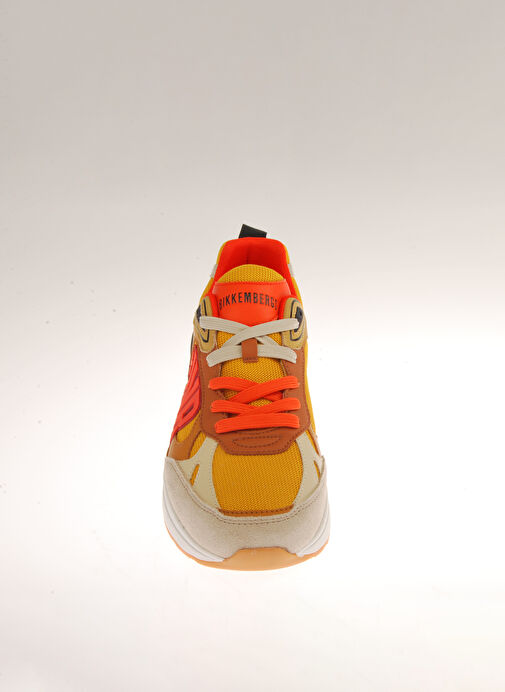 Dirk Bikkembergs Turuncu-Sarı Erkek deri Sneaker 20210/CP - Görsel 5