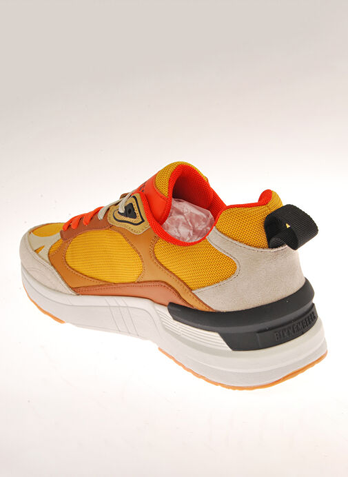 Dirk Bikkembergs Turuncu-Sarı Erkek deri Sneaker 20210/CP - Görsel 6
