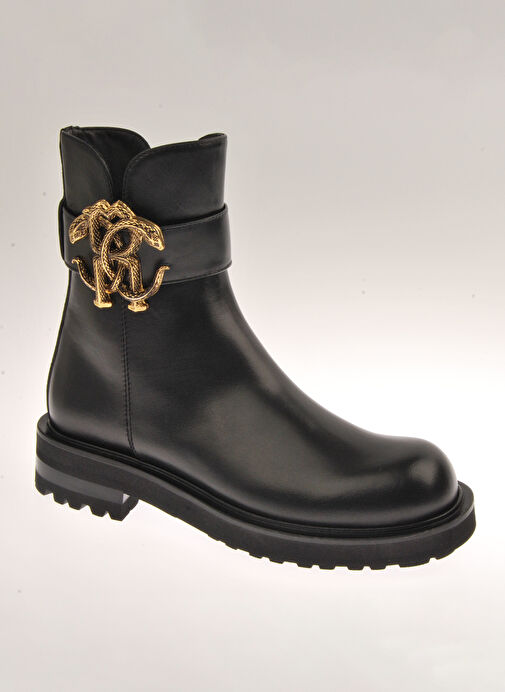 Roberto Cavalli Siyah Kadın Deri Bot 20605A - Görsel 2