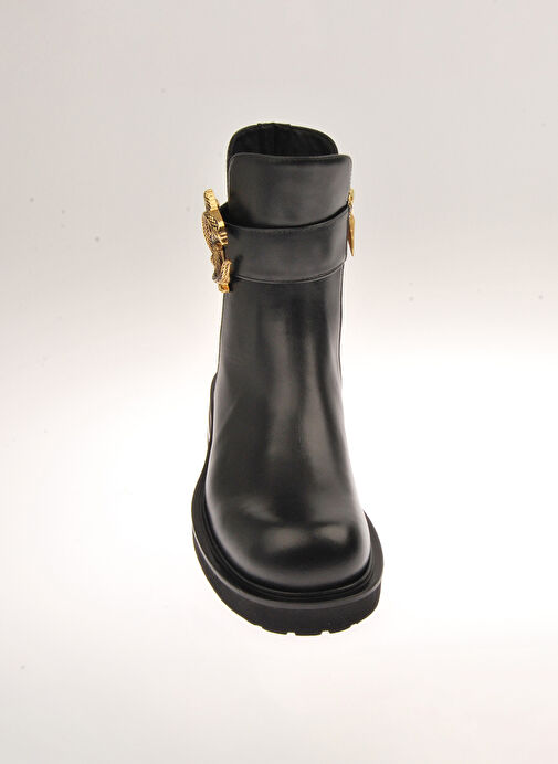 Roberto Cavalli Siyah Kadın Deri Bot 20605A - Görsel 4