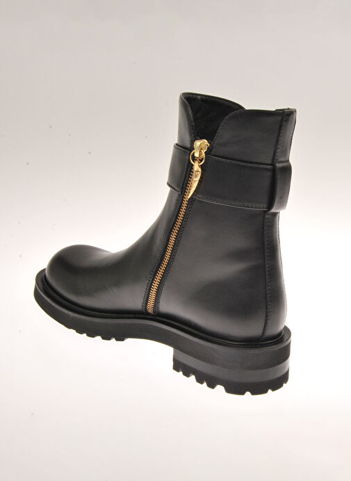 Roberto Cavalli Siyah Kadın Deri Bot 20605A - Görsel 5