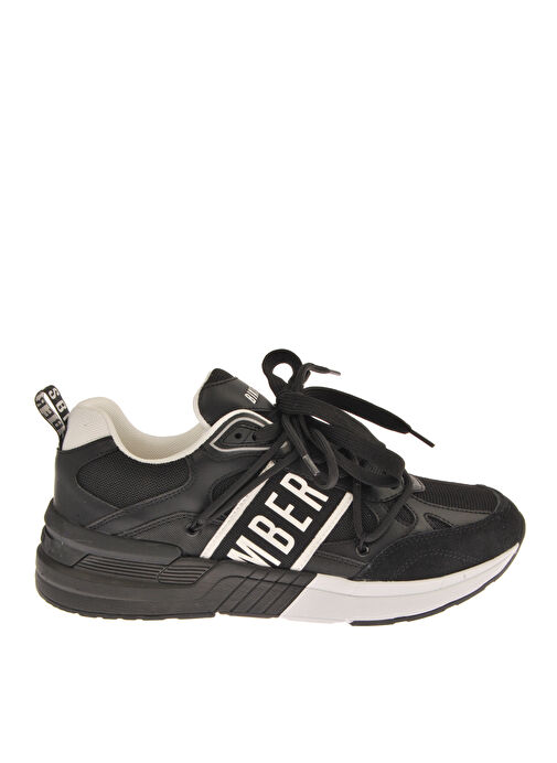 Dirk Bikkembergs Siyah-Beyaz Erkek deri Sneaker 20212/CP - Görsel 3