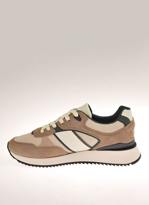 Dirk Bikkembergs Bej-Yeşil Erkek deri Sneaker 20216/CP - Görsel 4