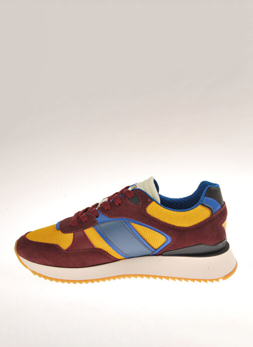 Dirk Bikkembergs Sarı-Bordo Erkek deri Sneaker 20216/CP - Görsel 4