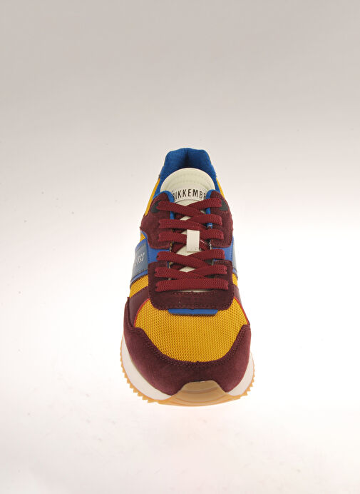 Dirk Bikkembergs Sarı-Bordo Erkek deri Sneaker 20216/CP - Görsel 5
