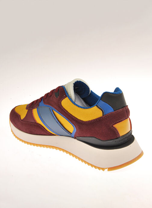 Dirk Bikkembergs Sarı-Bordo Erkek deri Sneaker 20216/CP - Görsel 6
