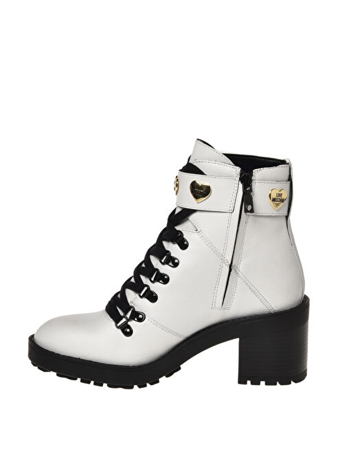 Love Moschino Beyaz-Siyah Kadın Bot JA24387G0HIA0100 - Görsel 3