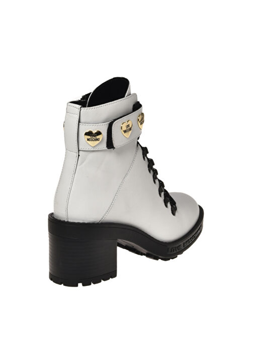 Love Moschino Beyaz-Siyah Kadın Bot JA24387G0HIA0100 - Görsel 5