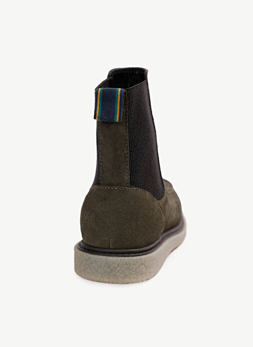 Yargici Haki Kadın Süet Bot - Görsel 4