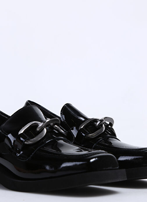 Laura Bellariva Siyah Kadın Deri Loafer P9160A-15 - Görsel 6