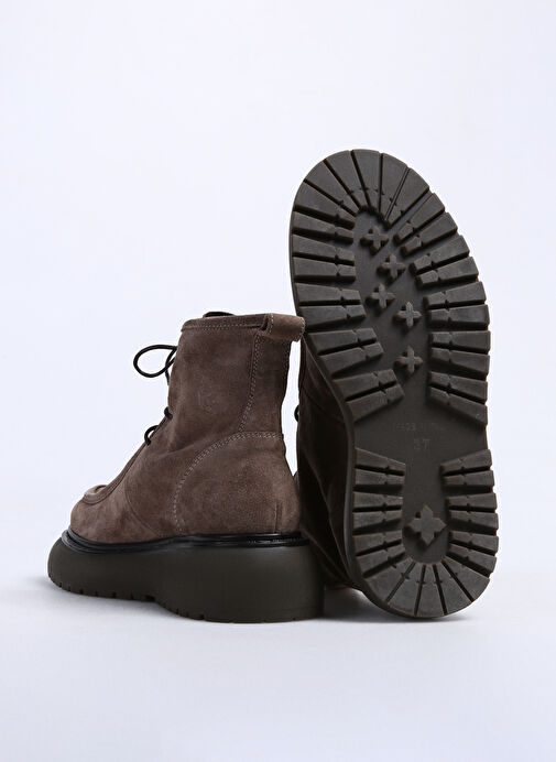 Laura Bellariva Bej Kadın Süet Bot P9081-14 - Görsel 5