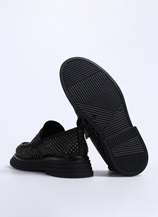 Laura Bellariva Siyah Kadın Deri Loafer P9061R-16 - Görsel 5