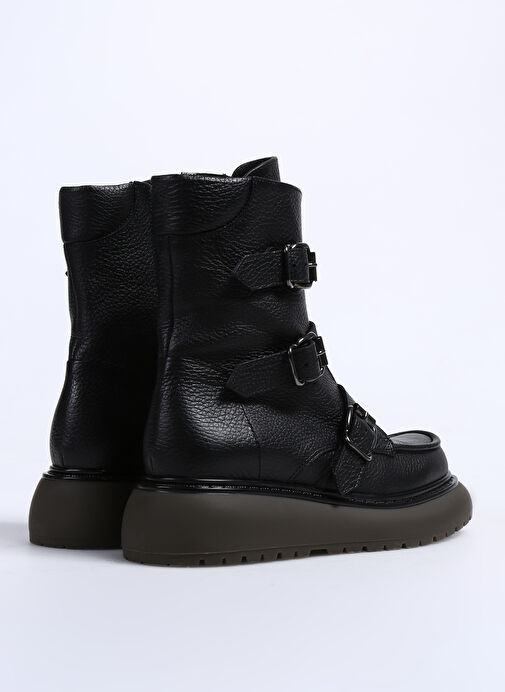 Laura Bellariva Siyah Kadın Deri Bot P9085 - Görsel 4