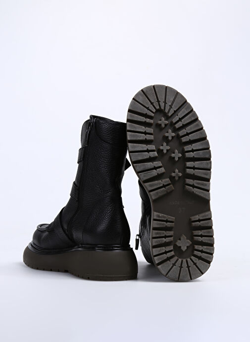 Laura Bellariva Siyah Kadın Deri Bot P9085 - Görsel 5