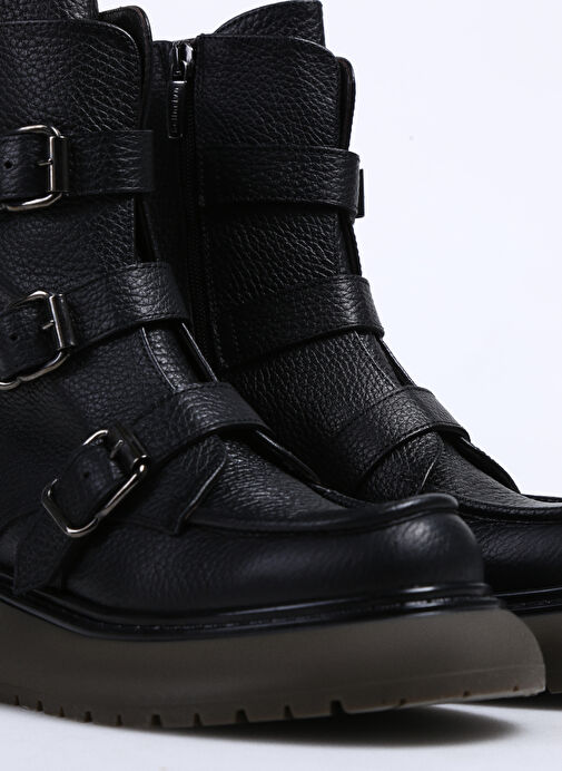 Laura Bellariva Siyah Kadın Deri Bot P9085 - Görsel 6