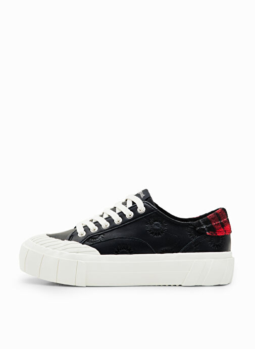 Desigual Siyah-Kırmızı Kadın Sneaker 23WSKP112000 - Görsel 2