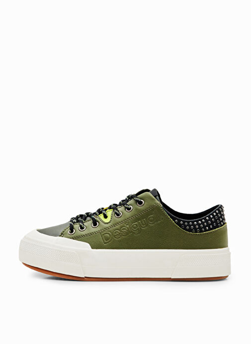 Desigual Haki Kadın Sneaker 23WSKP154002 - Görsel 2