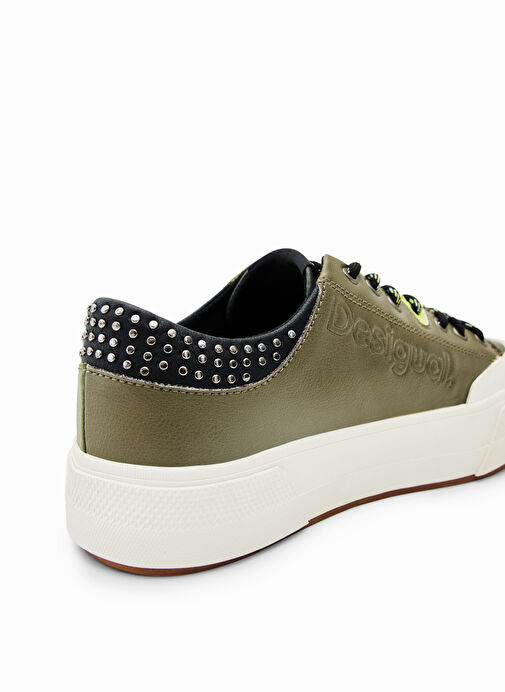 Desigual Haki Kadın Sneaker 23WSKP154002 - Görsel 4
