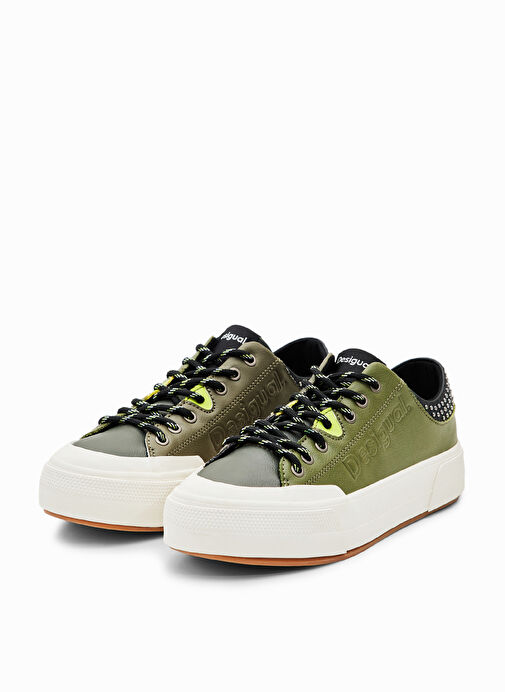 Desigual Haki Kadın Sneaker 23WSKP154002 - Görsel 5