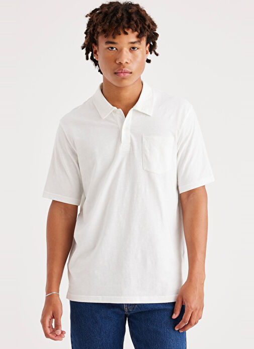 Dockers Beyaz Erkek Polo T-Shirt A5771-0000